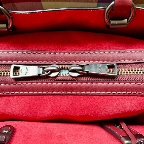 Coach Rogue 30 with Prairie Rivets - Oxblood - Picture 9 of 16